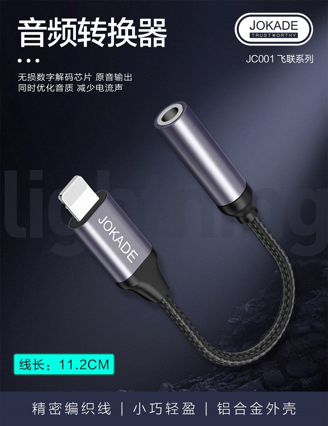 飞联系列 Lightning 2合1 音频转换器